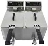 Frytownica 2x10L 2x3KW Elektryczne Saro srebrny