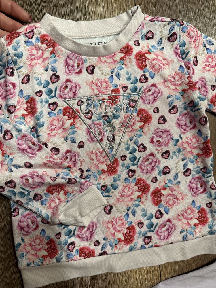 Komplet bluza tshirt  guess 86 / 92 / 3 lata