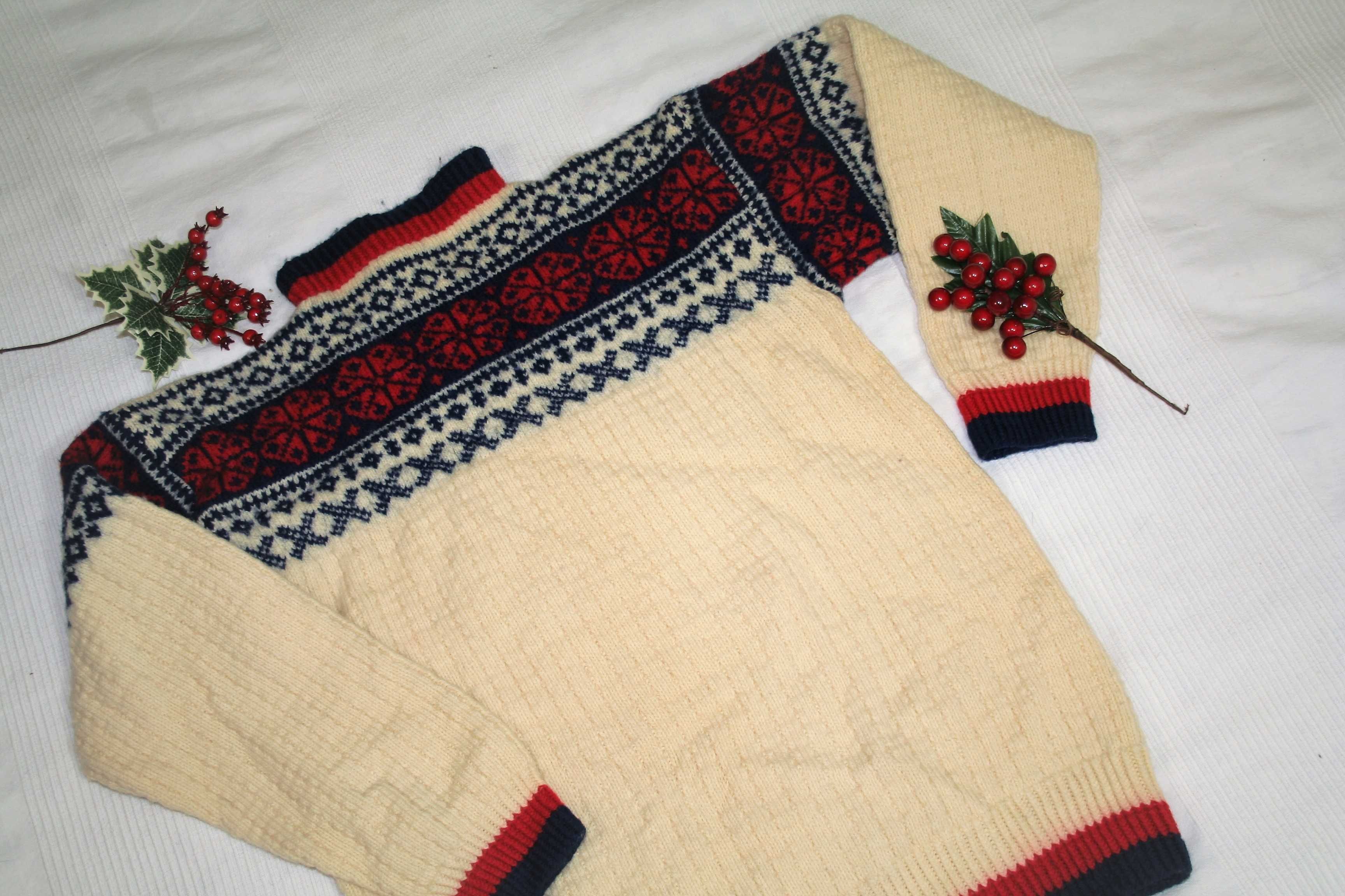 Skandynawski sweter Vintage - Nordic Rozmiar: S/M