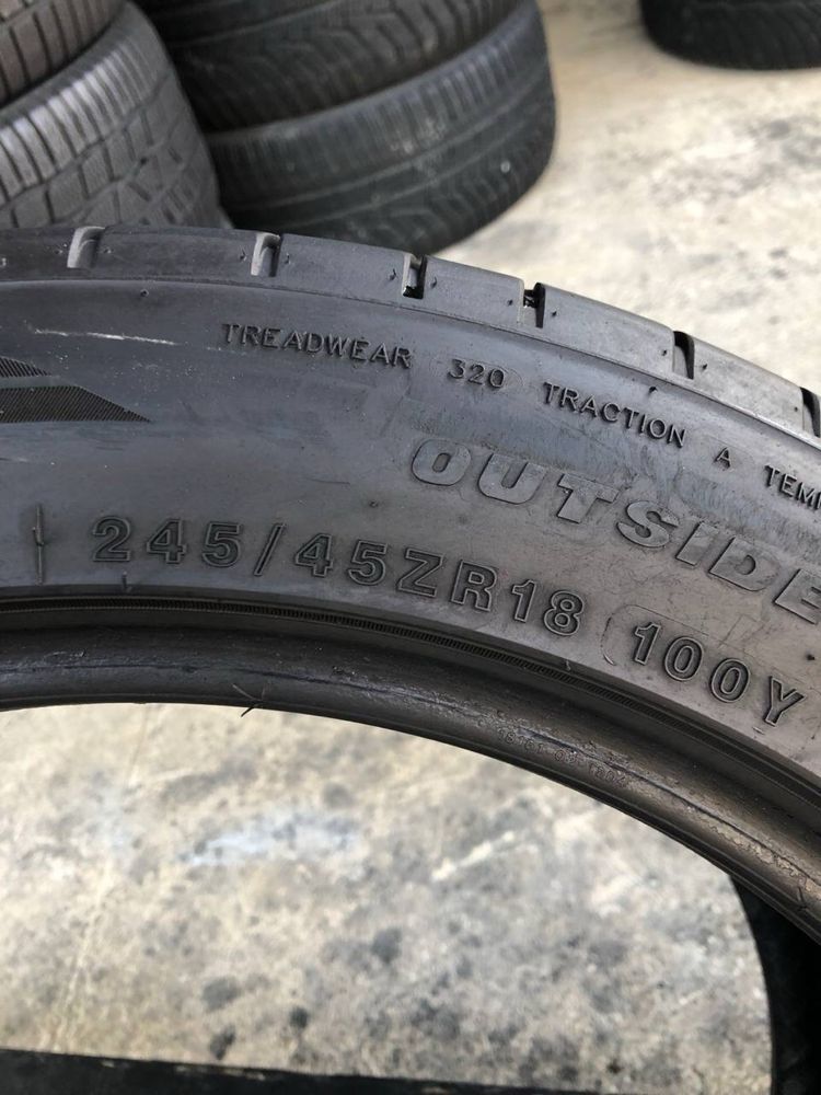 Розпаровка 245/45 r18 Rotalla Літо 1шт 2019р (169)