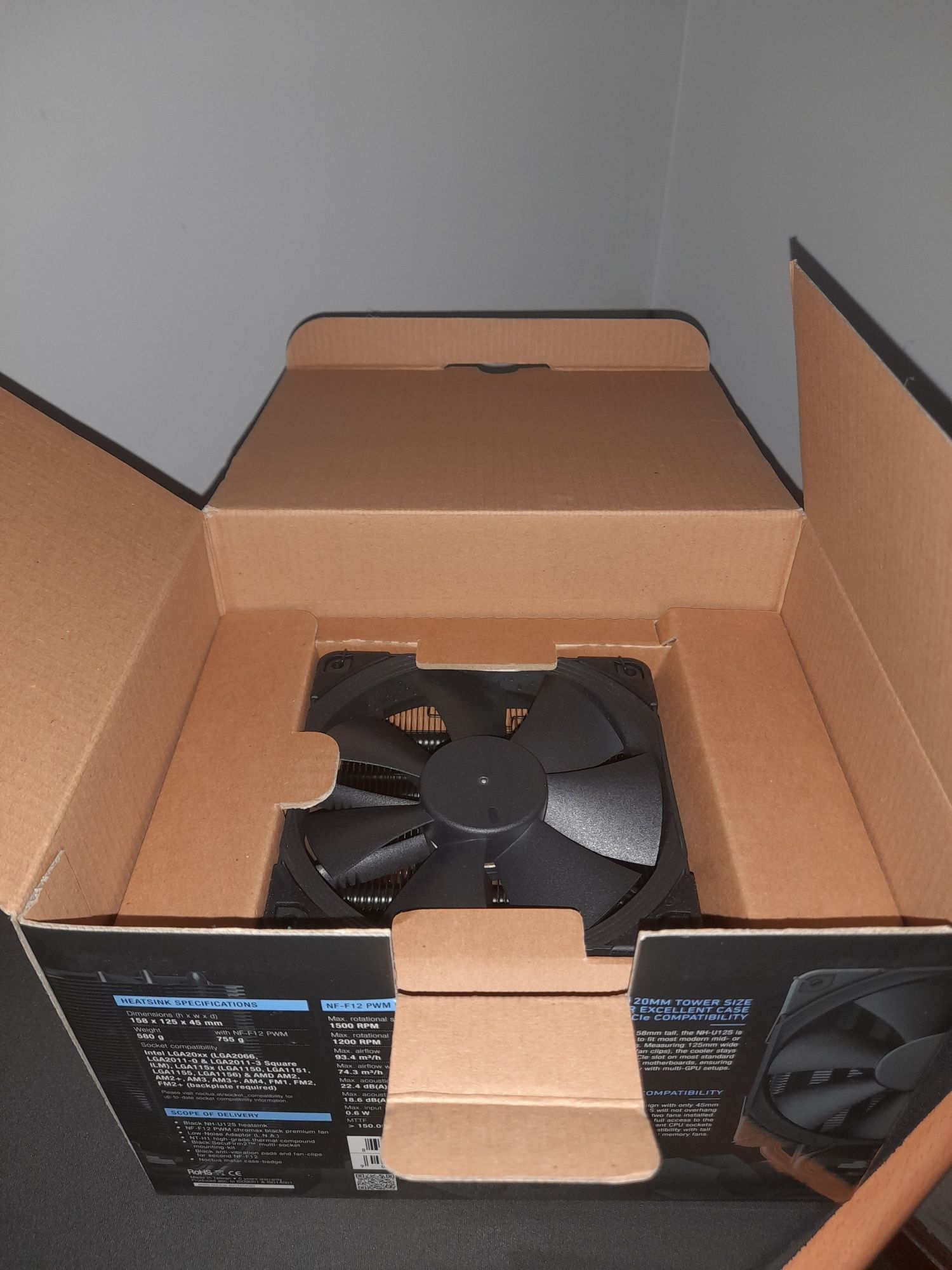 Cooler CPU Noctua NH-U12S Chromax Black