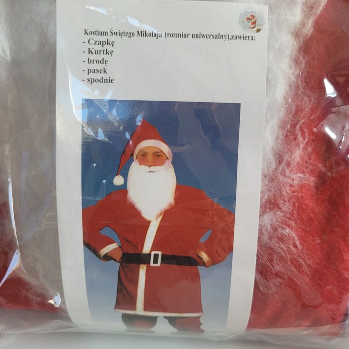 Stroj Mikołaja dla dorosłych kompletny nowy