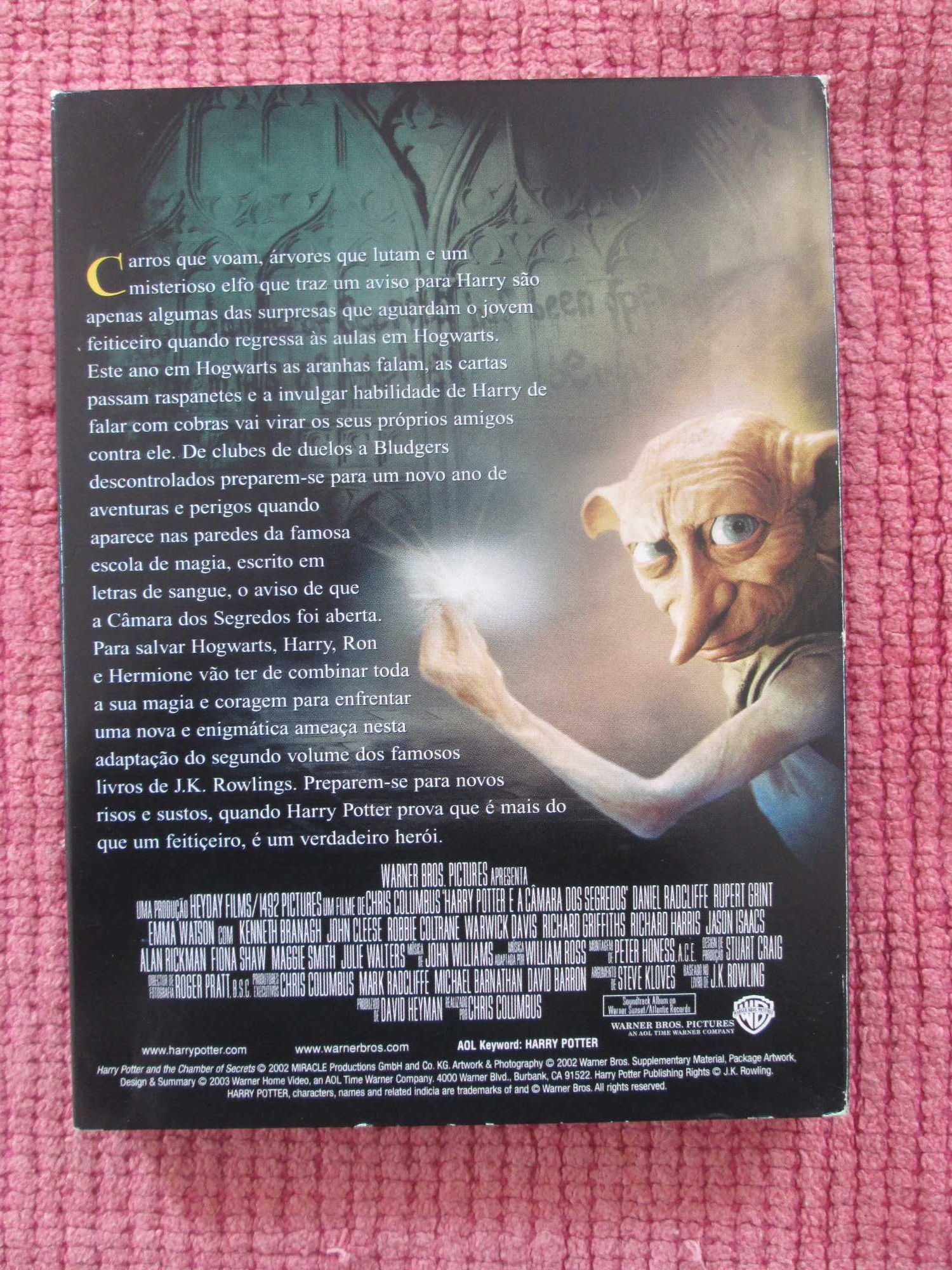 edição de 2 DVD - Harry Potter e a Câmara dos Segredos