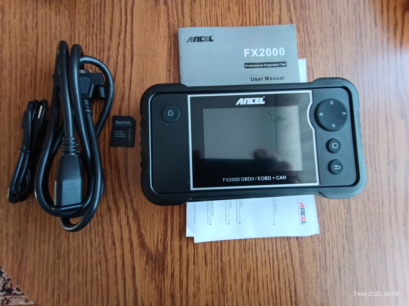 Skaner OBD2 eobd+ can