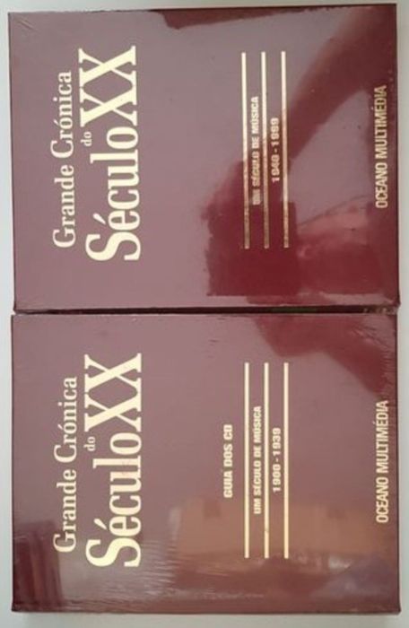 12 CDS de Música da Crónica do Século XX - 2 estojos com 12 CDS novos