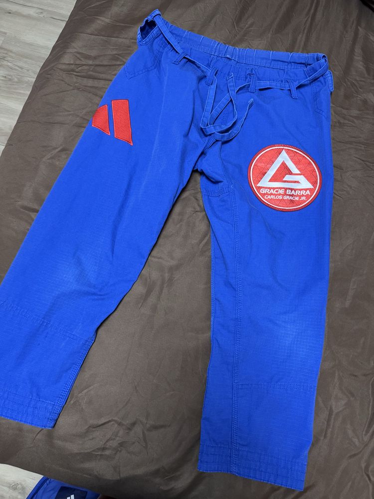 Kimono Gracie Barra Adidas Blue - A1