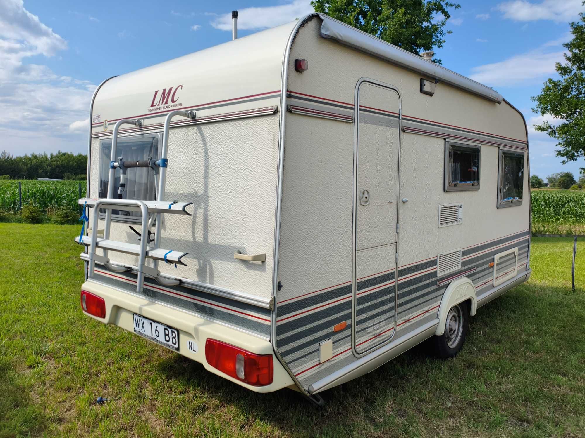 Przyczepa Kempingowa LMC 430 Luxus 1999r. markiza przedsionek bagażnik