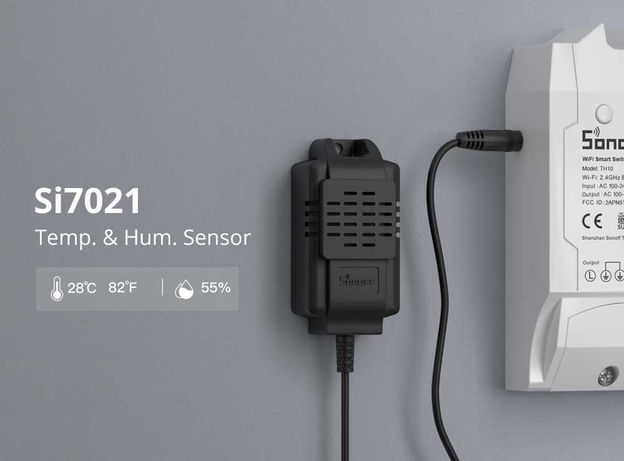SONOFF Si7021 Sensor Temperatura Humidade para TH10/16