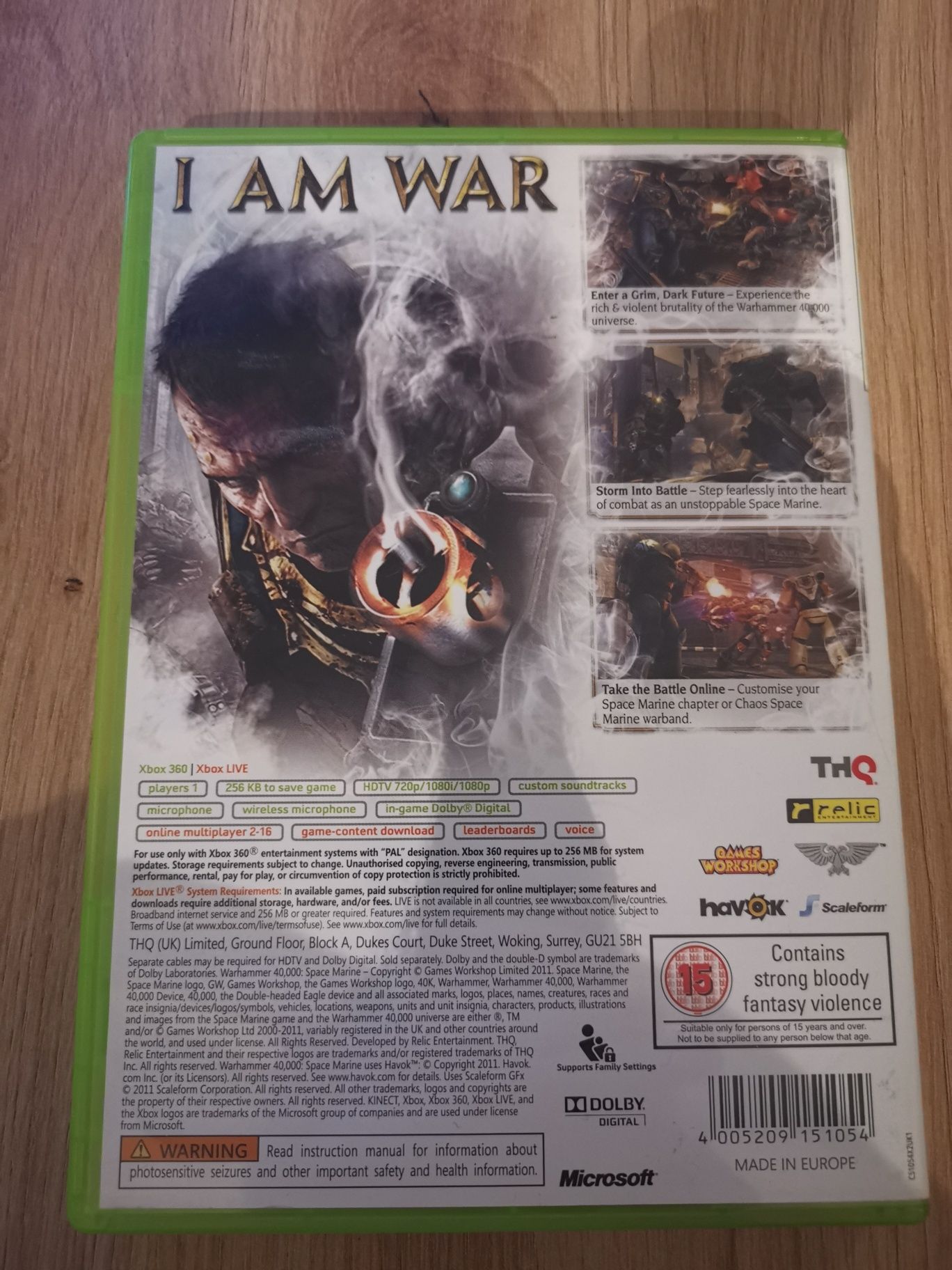 Xbox 360 Warhammer 40K Space Marine