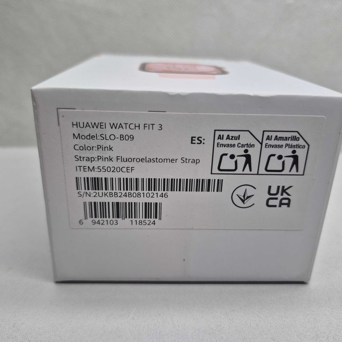 Smartwatch Huawei Watch Fit 3 SLO-B09; Komis Jasło Igielna