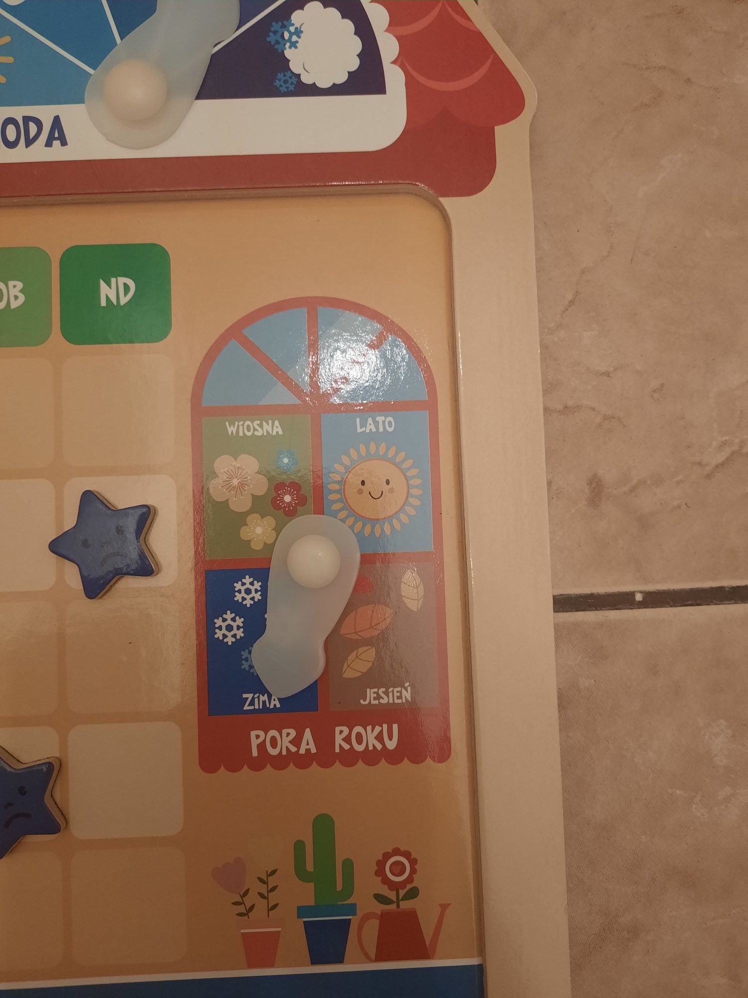Tablica dla dziecka Mój dzień z zadaniami i kalendarzem