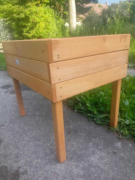 Rabatka drewno certyfikowane rozsadnik donica kwietnik zielnik rabatek