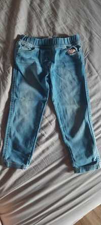 Spodnie miękki jeans r. 98 5.10.15 Stan idalny