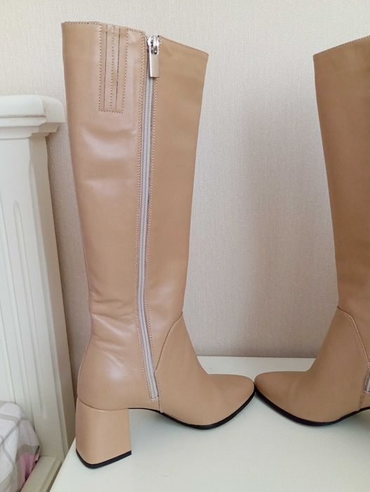 Нові чоботи шкіра новые сапоги кожа