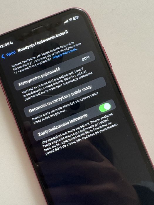 Czerwony Iphone XR 64gb