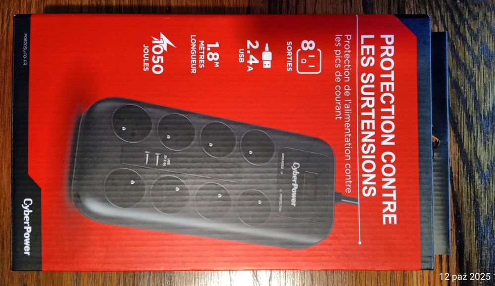 Listwa przeciwprzepięciowa zasilająca 230V