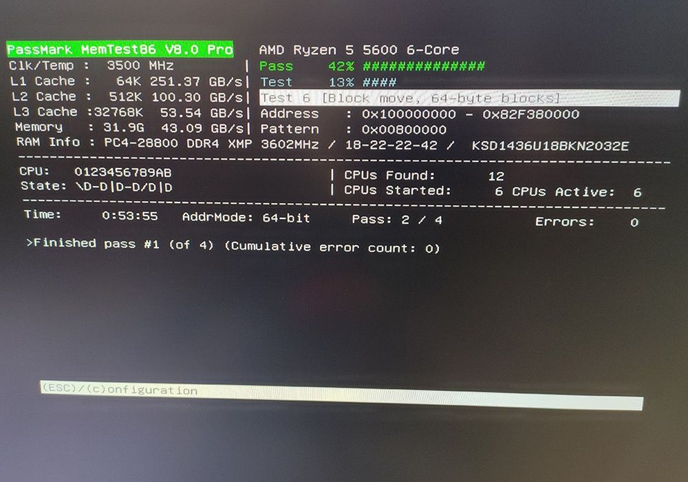 DDR4 3600 Mhz 32 GB (2x16) CL18 CUSU оперативная память Hynix