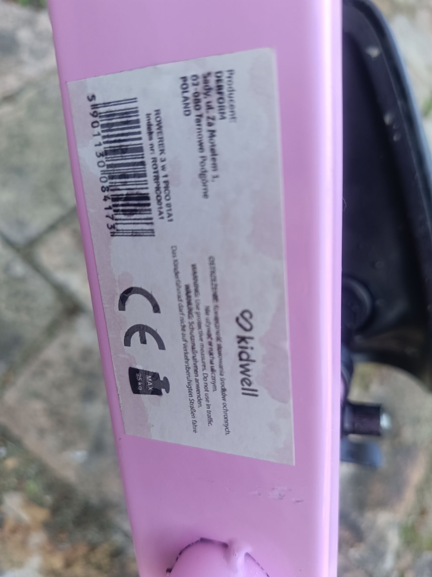 Kidwell Rowerek Biegowy 3W1