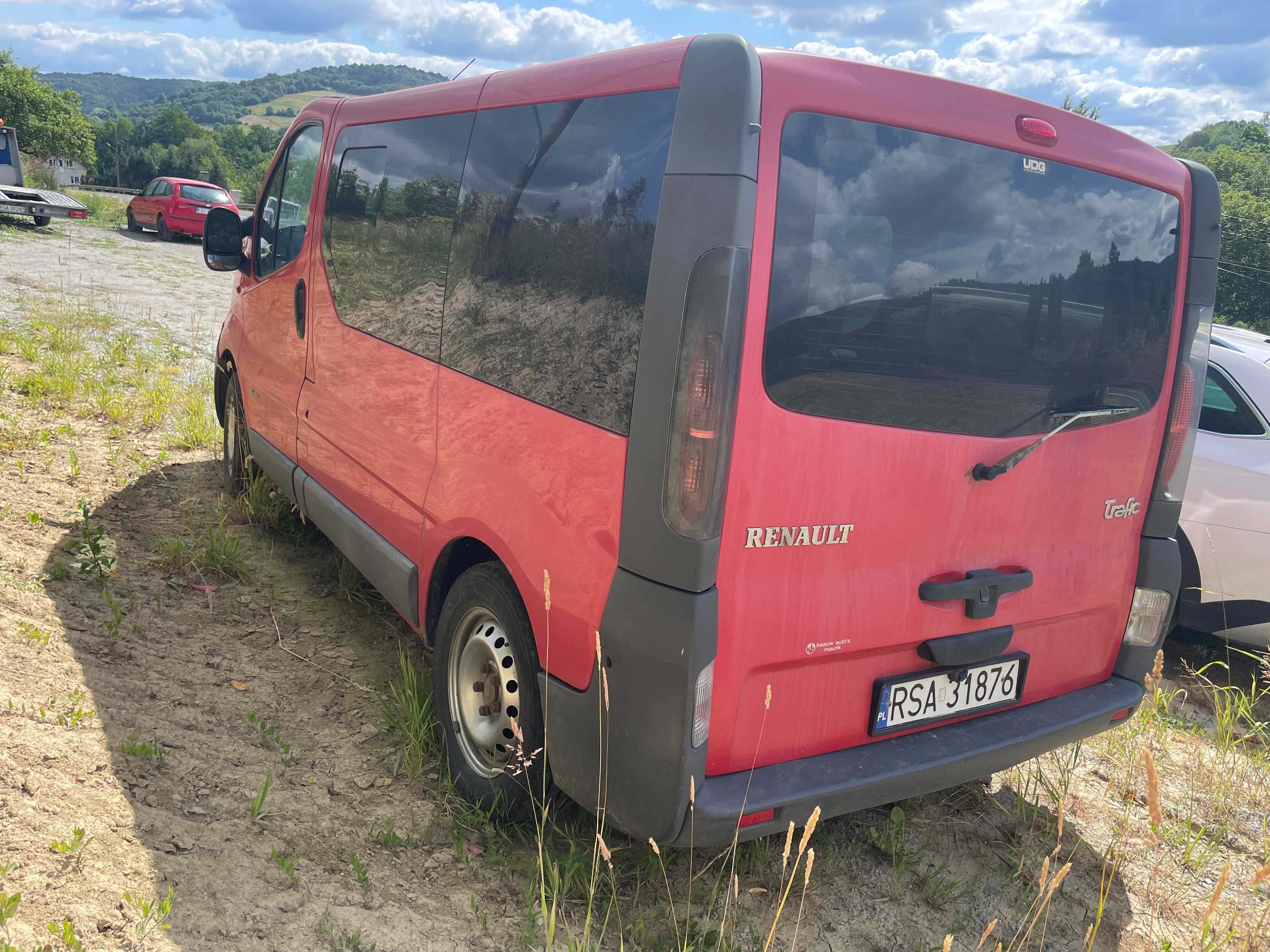 Renault Trafic 1,9 uszkodzony silnik