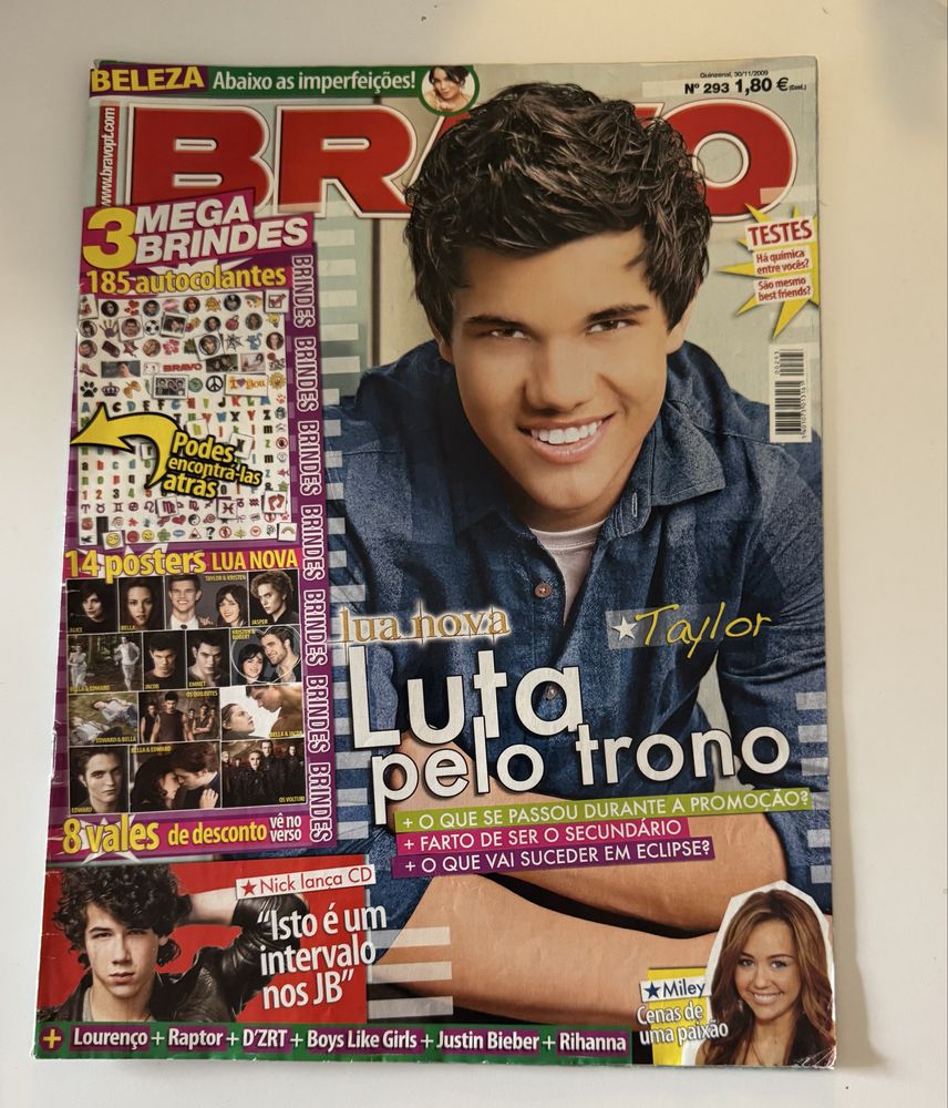 Revistas bravo e revista 100% jovem