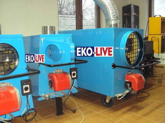 kocioł nadmuchowy-nagrzewnica olejowa palnikowa1,6l/h 30kw-90 kw