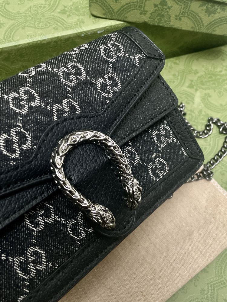 GUCCI Dionysus denim mini bag/ mała torebka GUCCI