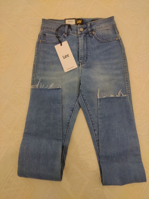 Calças ganga lee novas com etiqueta 25w 34 S