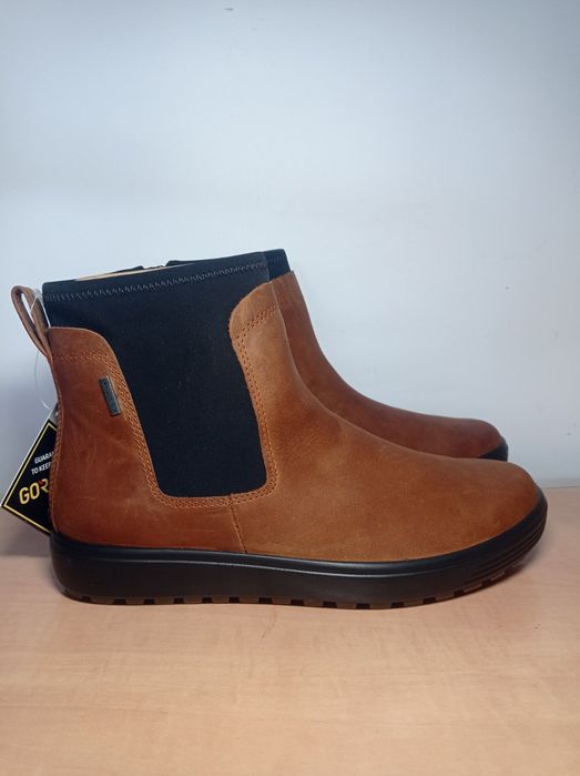 Жіночі шкіряні черевики ECCO Soft 7 Tred Gore-tex 39р. 25см