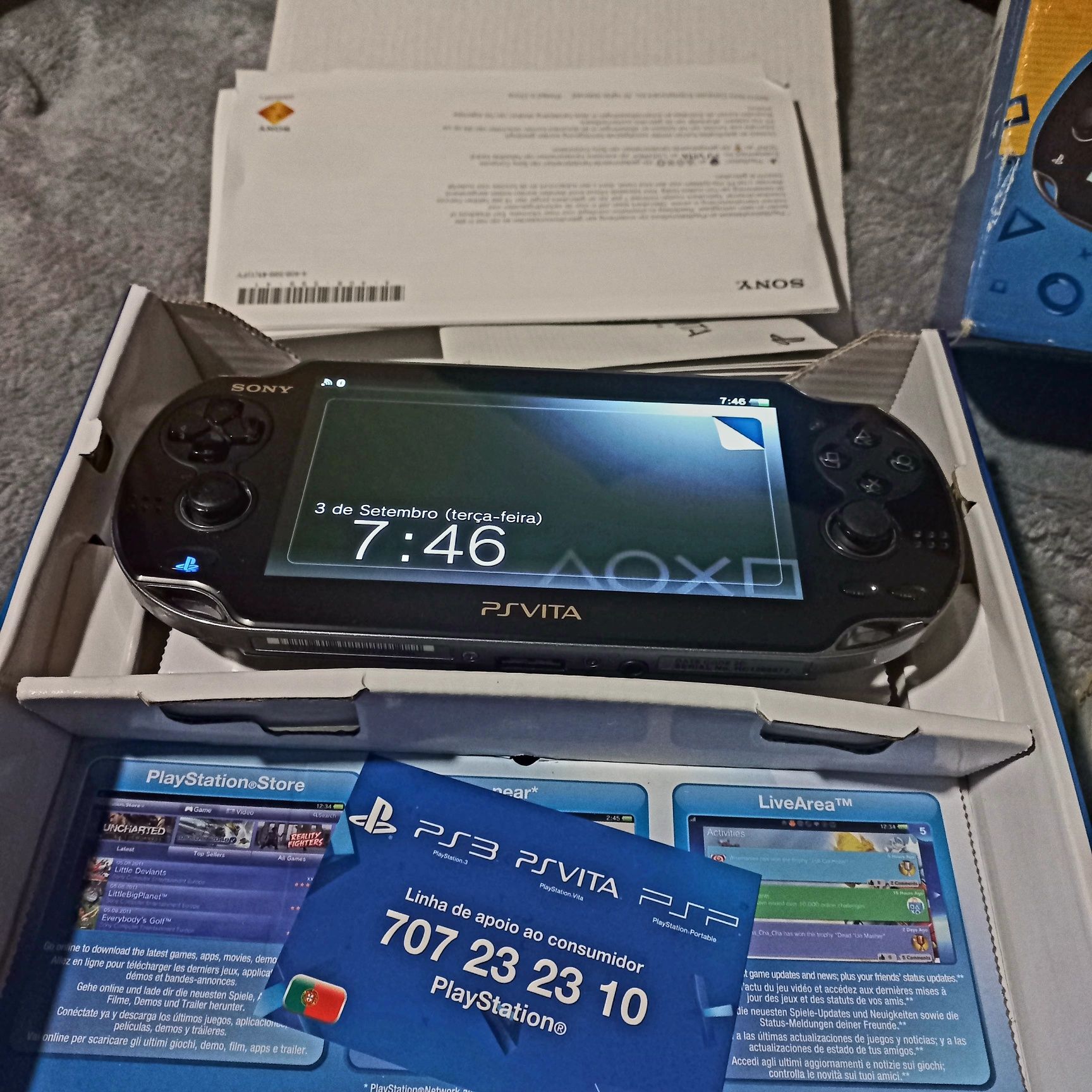 Psp portatil mais psp vita.