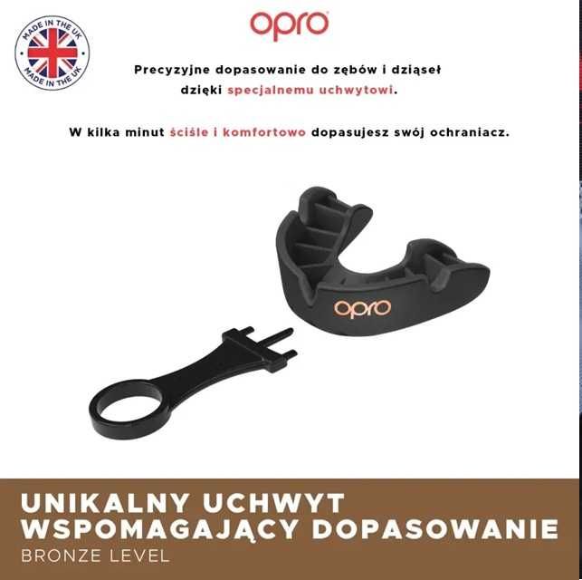 Opro Ochraniacz Na Zęby UFC Bronze Czarny/dla dorosłych/NOWY