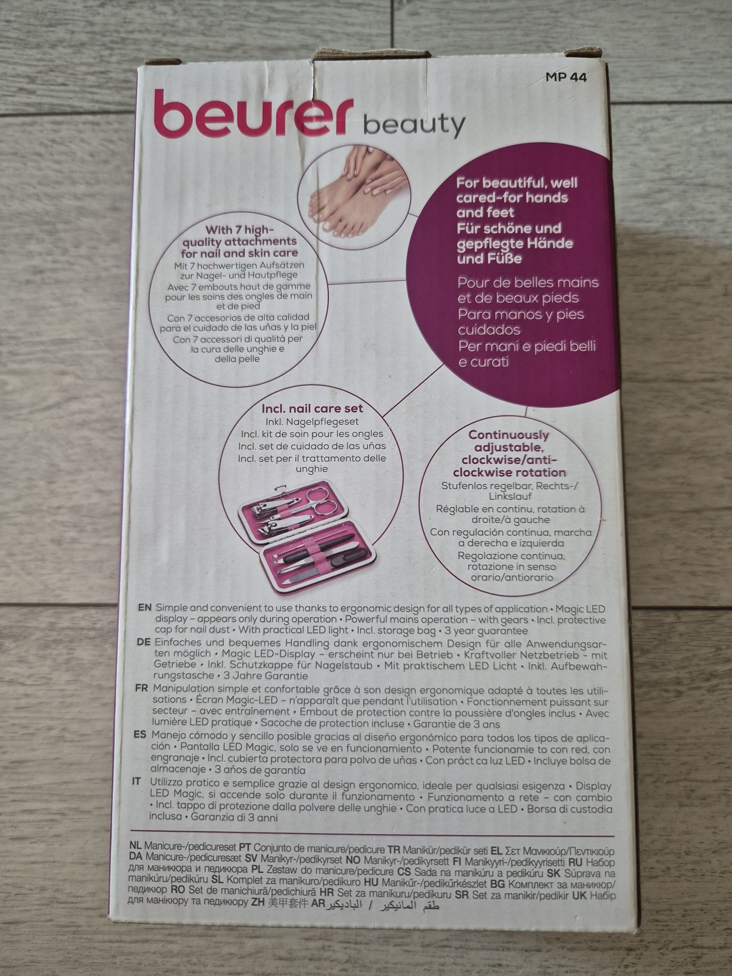 Zestaw do manicure pedidicure BEURER MP 44
