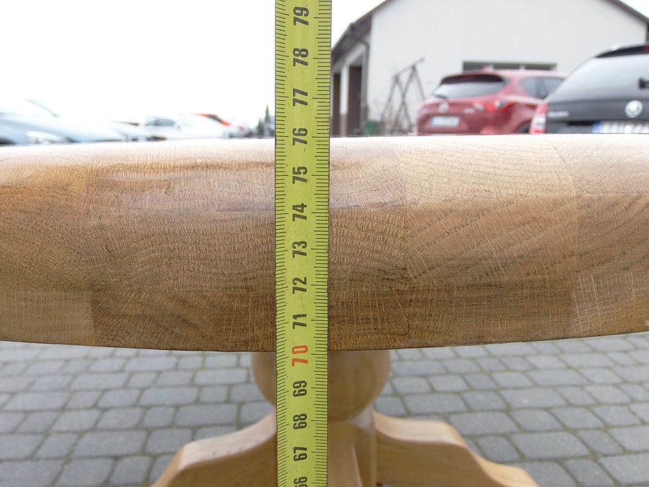 Ładny stół dębowy owalny
