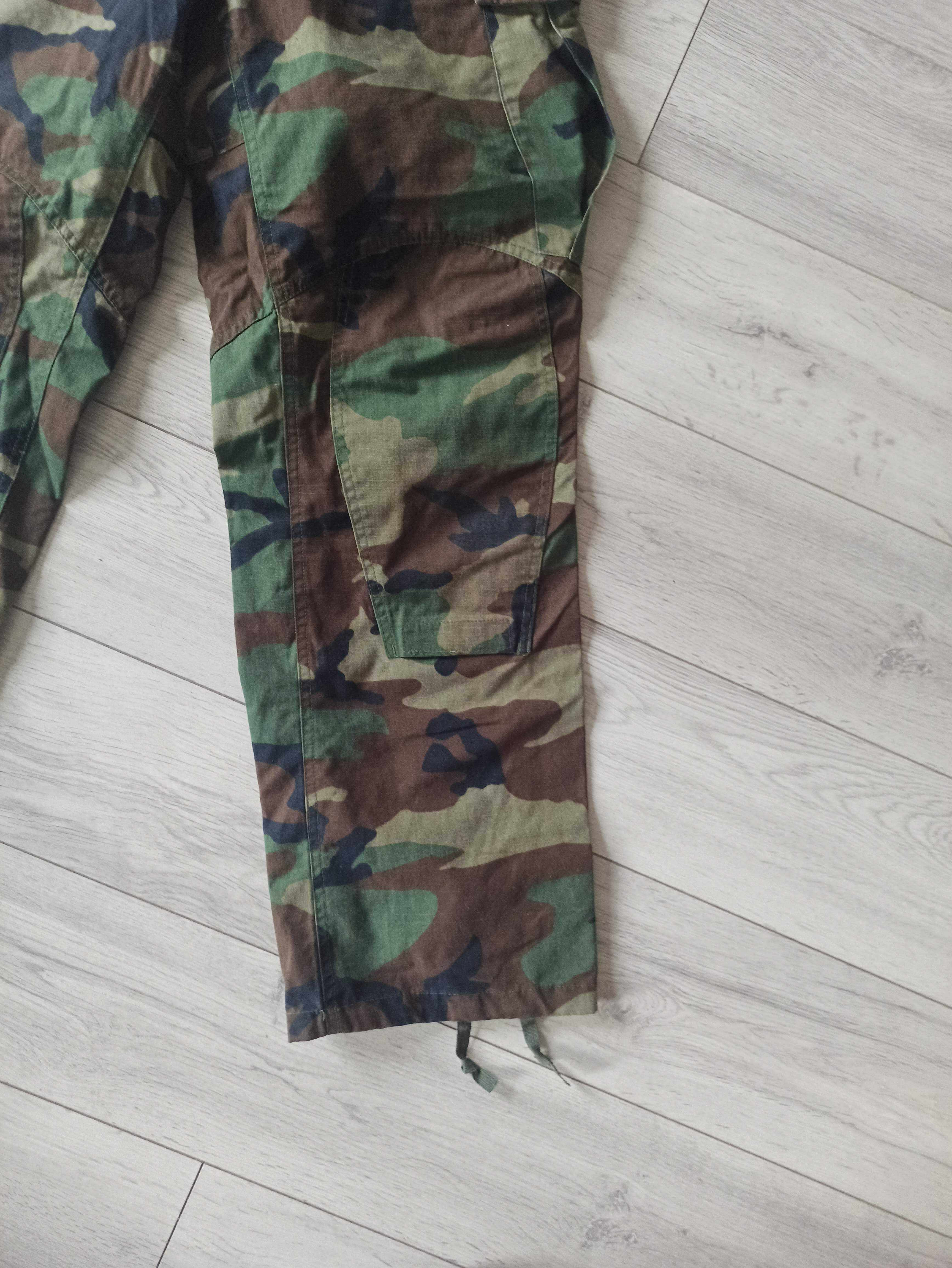 SPODNIE bojówki M65 Woodland XS/R US Army USMC