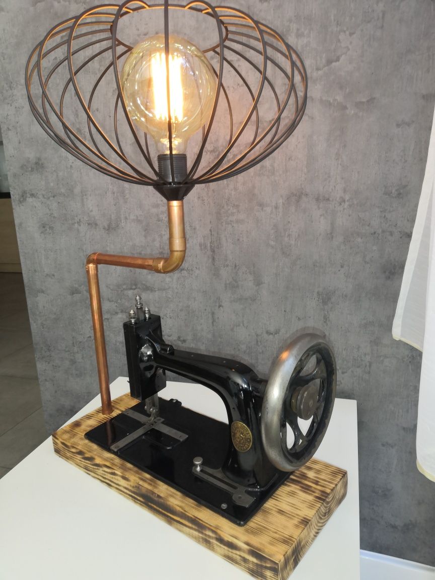 Lampa loft, handmade, industrial