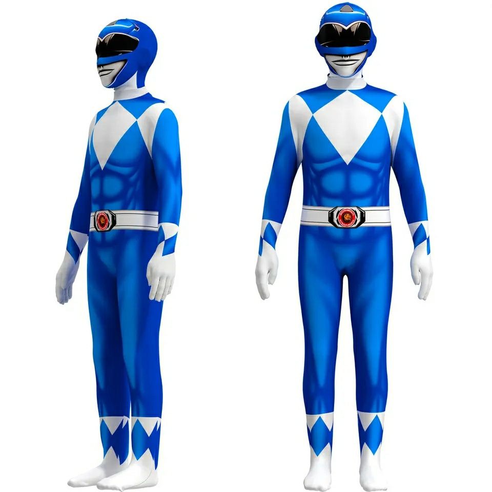 Fato Power Rangers Adulto e Criança