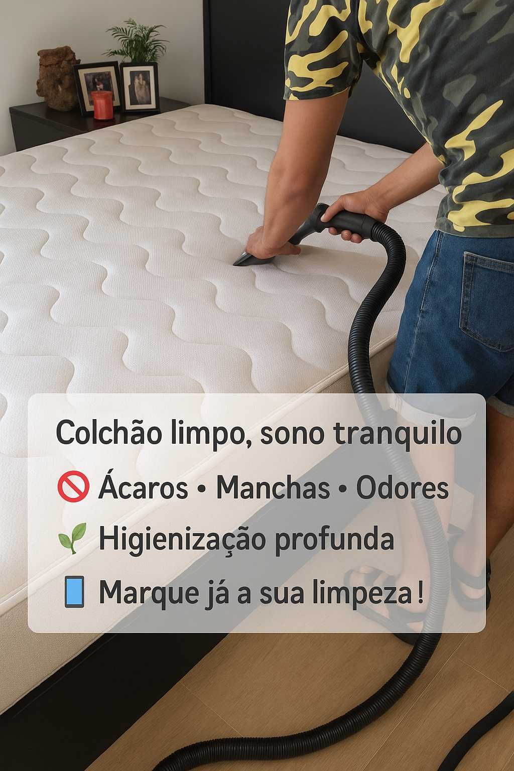 Limpeza de colchões