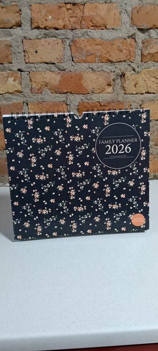 Planer rodzinny, tygodniowy na 2026, dla 5 osób, nowy, z naklejkami