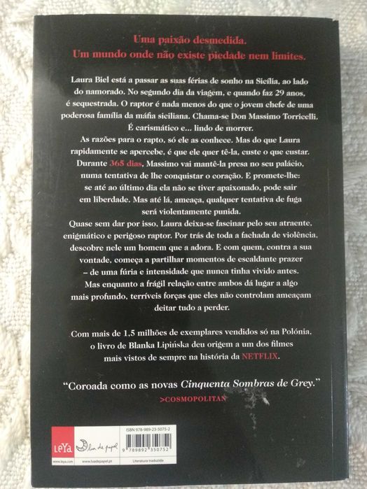 Livro "365 Dias" de Blanka Lipinska