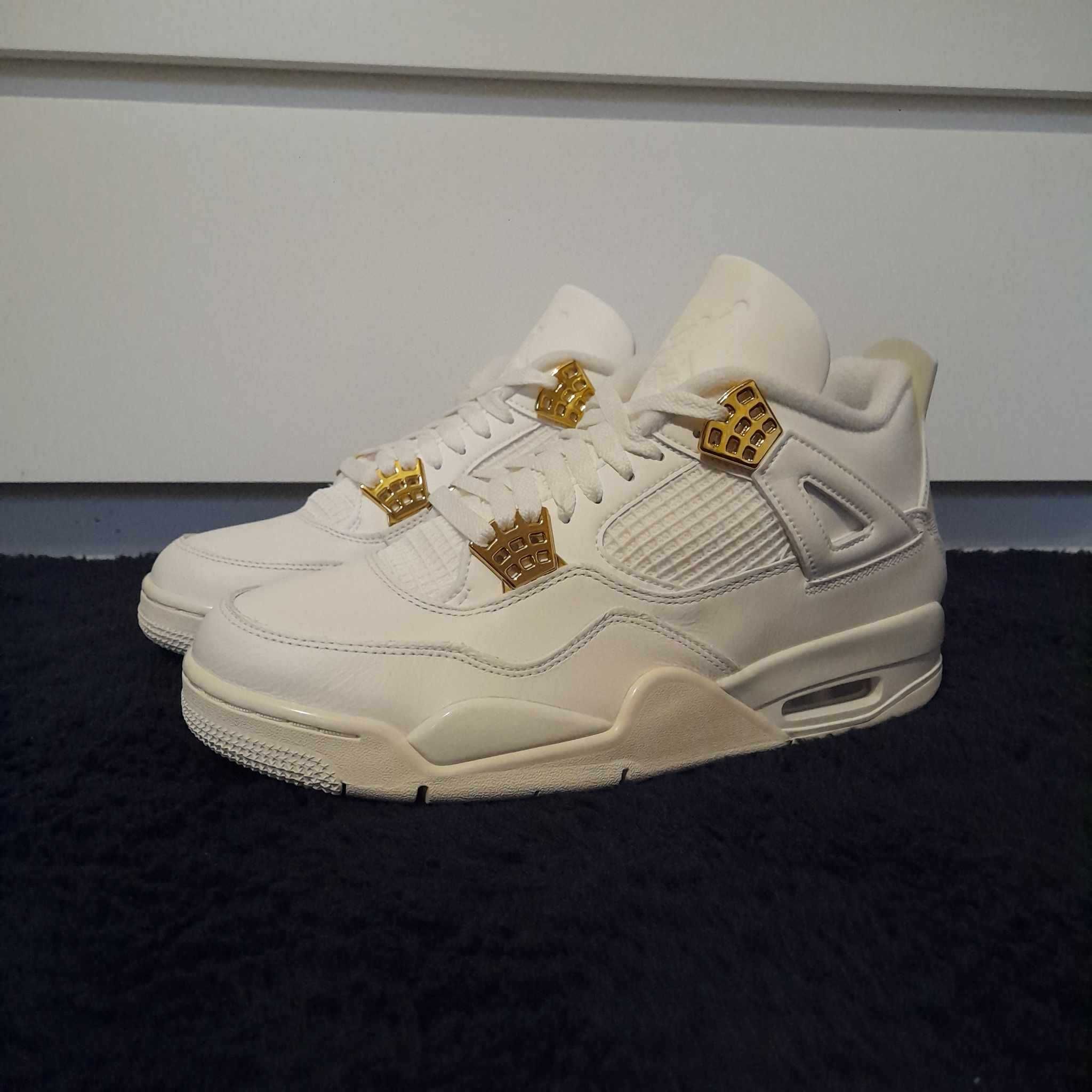 Air Jordan 4 WMNS Sail/Metalic Gold 43 limitowane