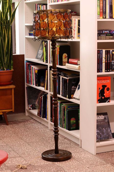 Lampa ze znakami zodiaku – Delam Huta Ząbkowice Drost prl vintage