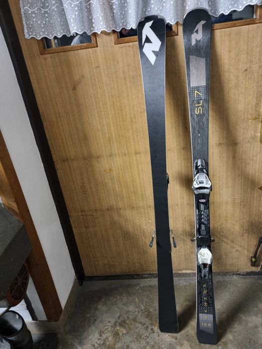 Okazja Narty zjazdowe Nordica SL 7 Sentra 155 cm z wiązaniami Marker