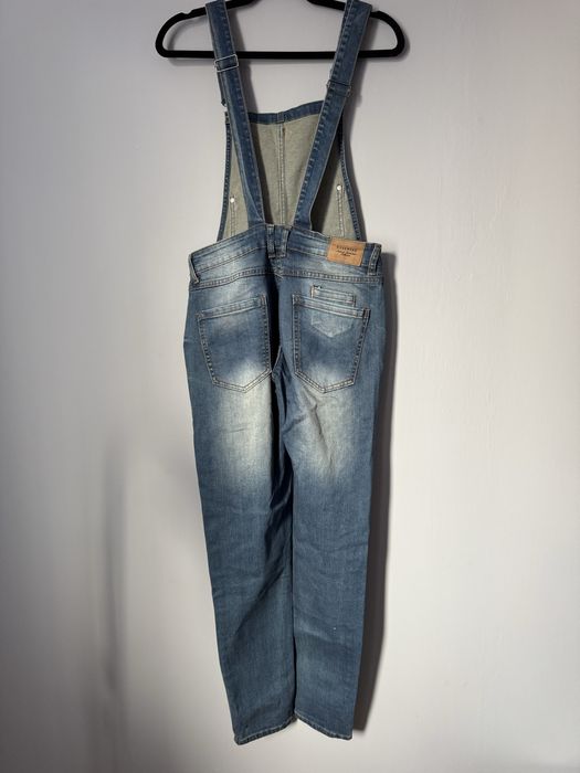 Jeansowe ogrodniczki Reserved 36