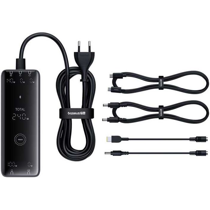 ТОП Зарядка Baseus 240W, зарядка для ноутбуков, телефонов, планшетов