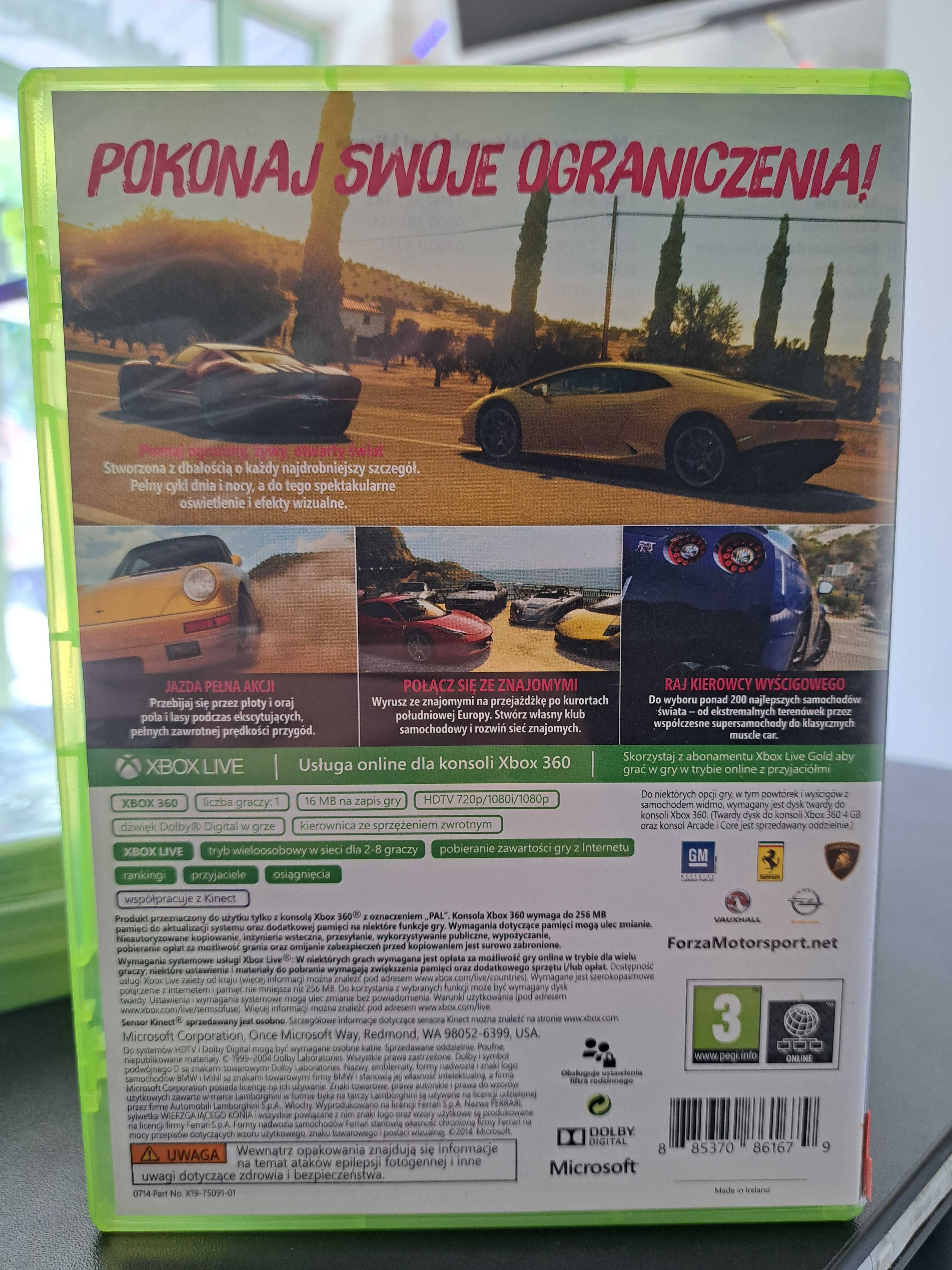 Forza Horizon 2 X360 Wysyłka Wymiana Sklep Mokotów