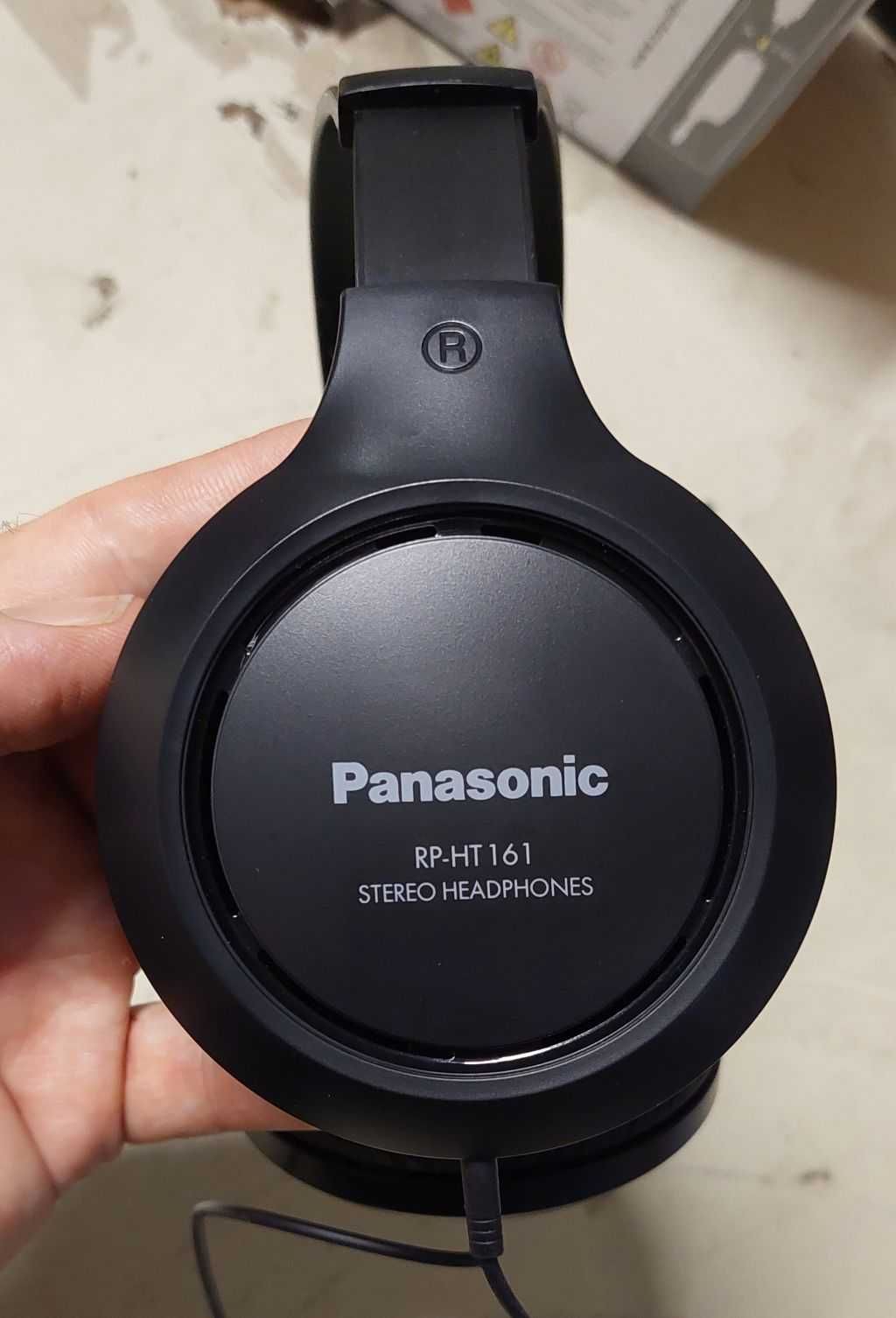 Słuchawki przewodowe PANASONIC RP-HT161E-K