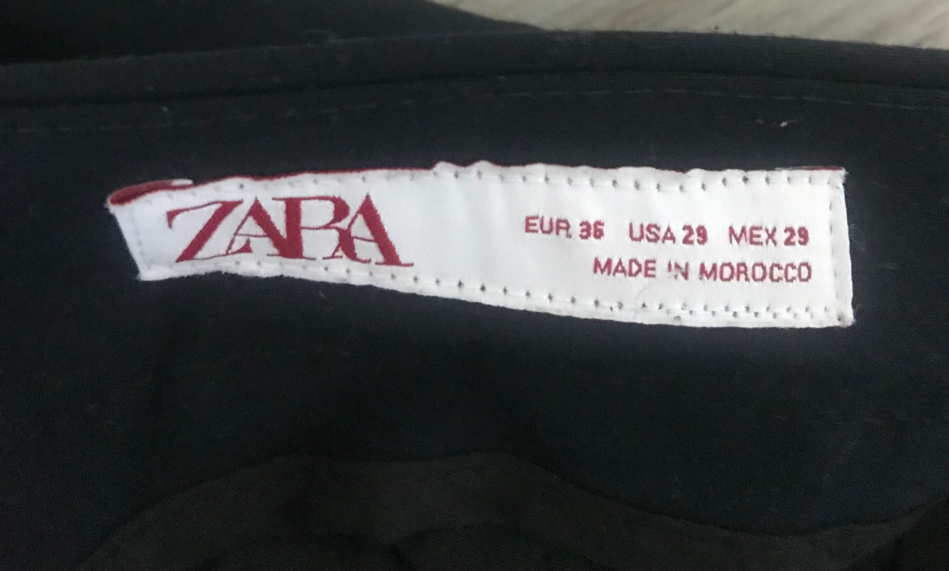 Брюки Zara p.36 темно-синие