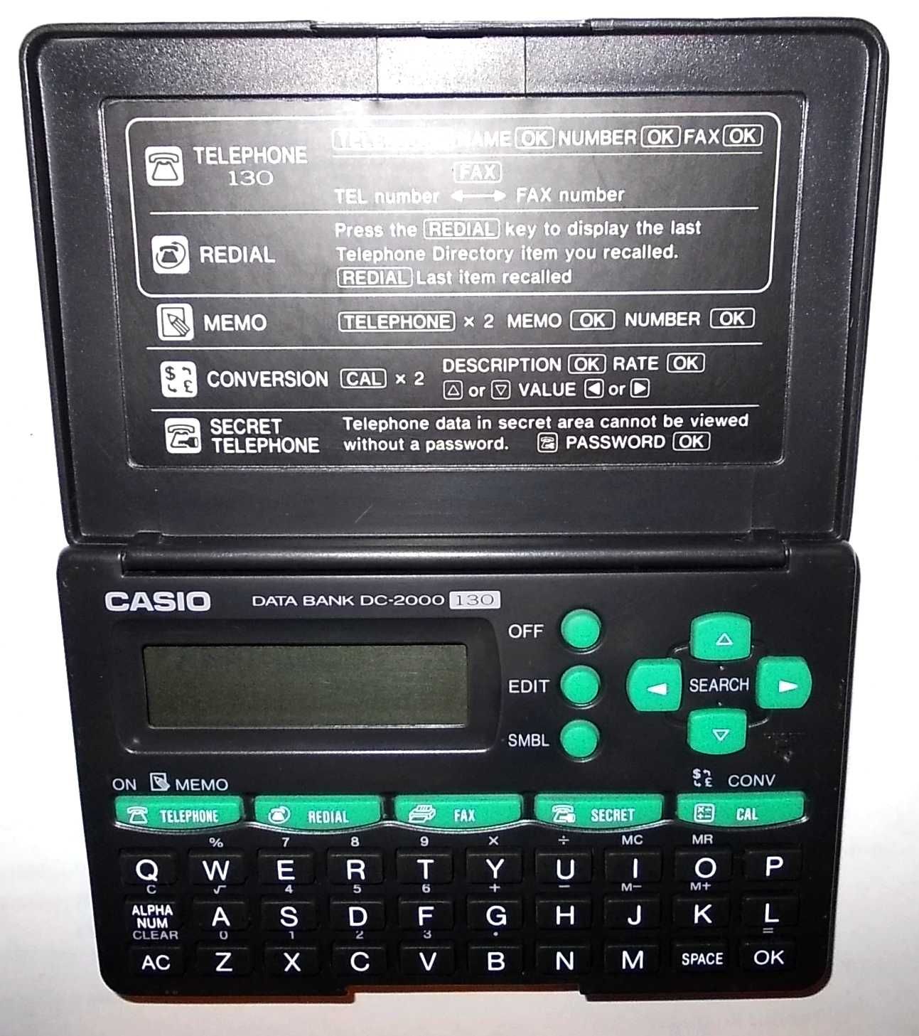 Vintage - Kalkulator - Casio Data Bank (DC-2000)