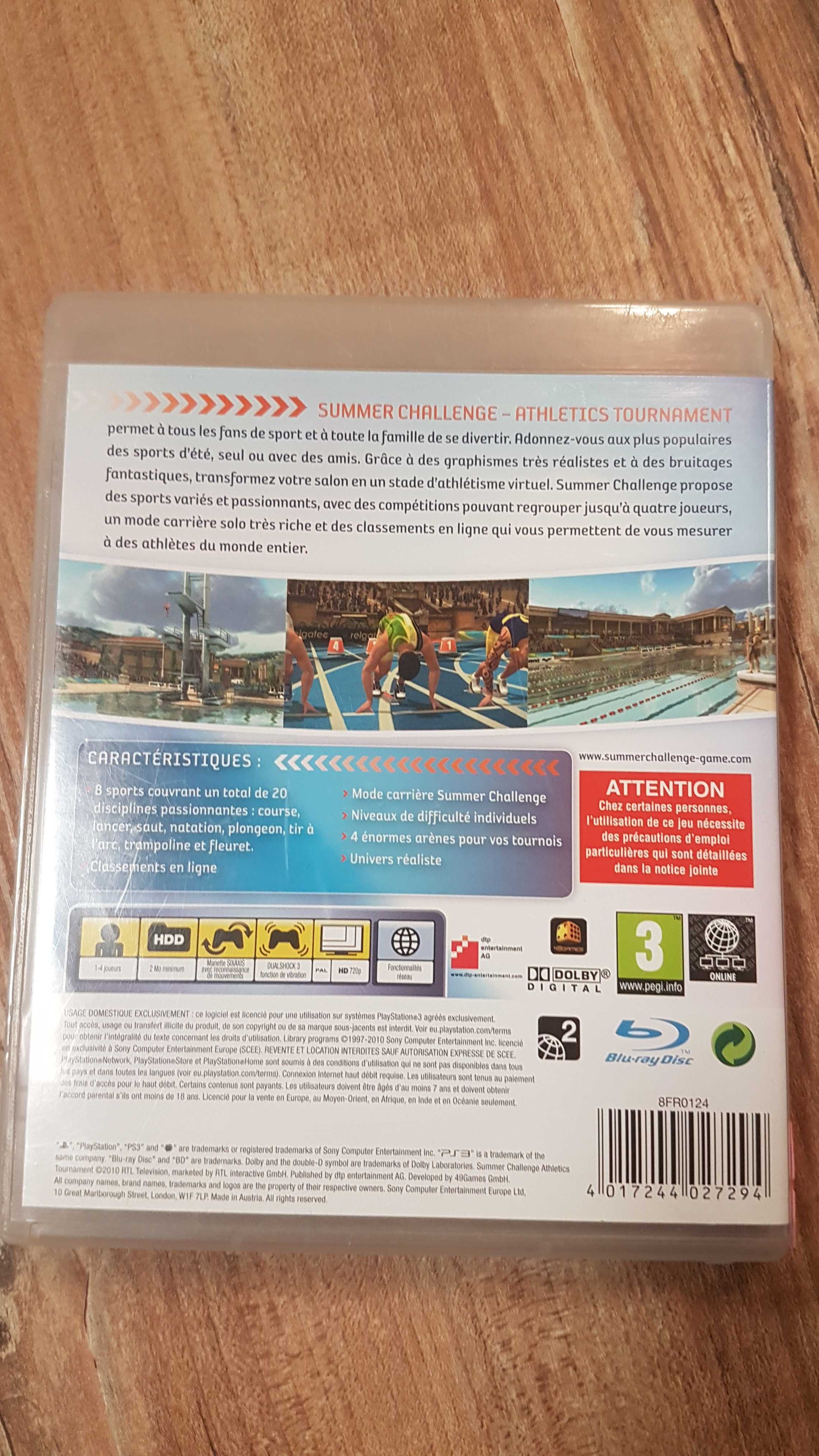 Summer Challenge: Athletics Tournament PS3