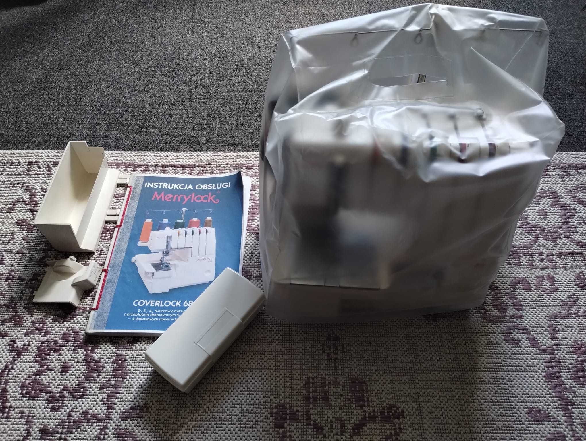 Merrylock Coverlock 689 maszyna do szycia overlock renderka