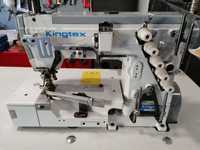 Recobridora Kingtex FT 6500 com acessórios básicos